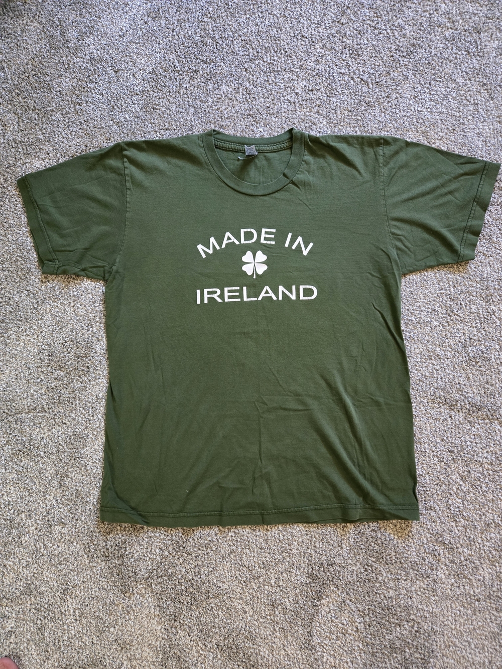 Made in Ireland Green Graphic Crew Tee